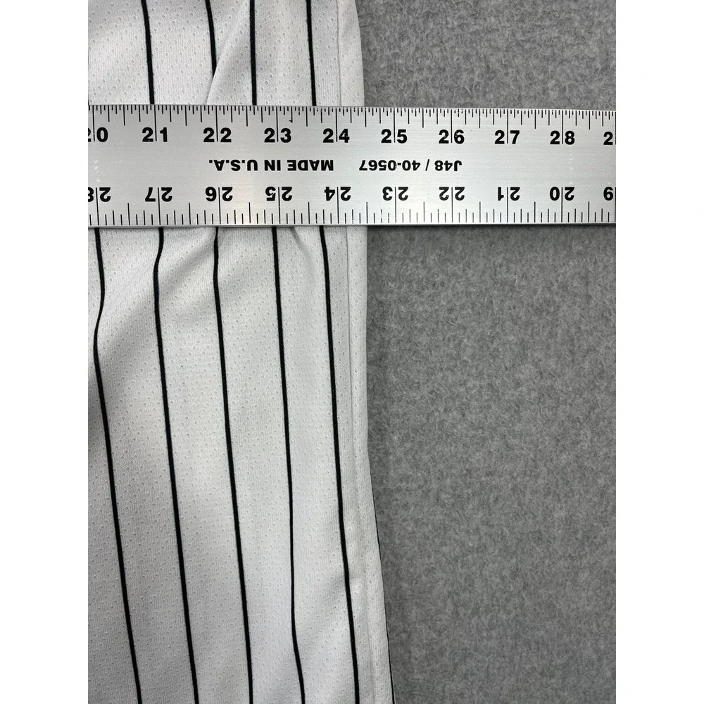 Texas Tech Red Raiders Baseball Jersey Mens XL White Pinstripe Under Armour
